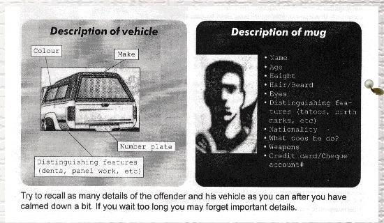 Photo of instructions for sex workers.